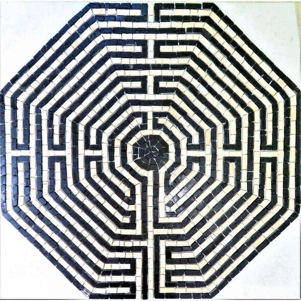 Mandala Simbólica Labirinto De Amiens