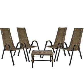 Conjunto Cadeiras Mesa De Centro Canadá Edícula Pequi
