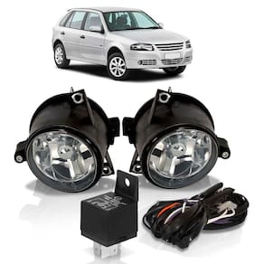 Kit Farol de Milha Gol Parati G4 2006/2014 + Botão Tic Tac