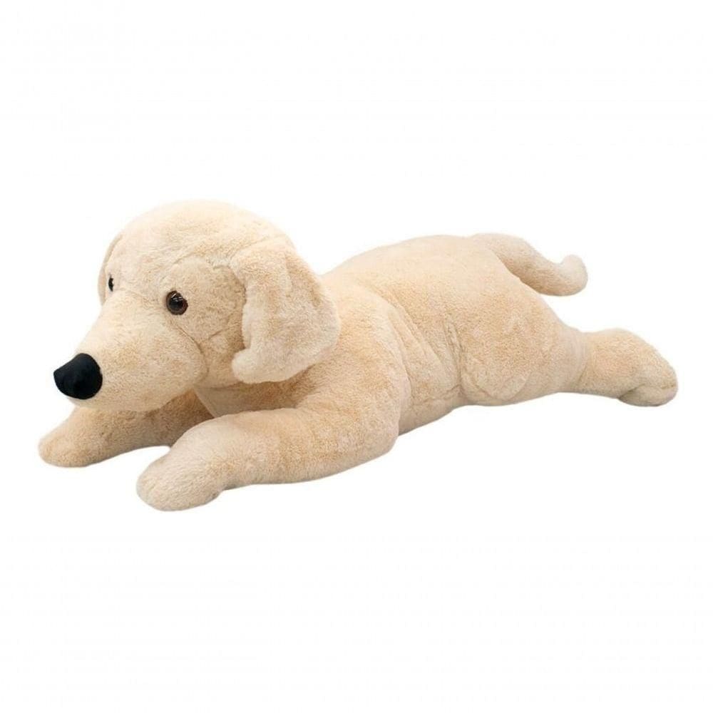 Cachorro De Pelúcia Grande Grandao Gigante Deitado 100cm