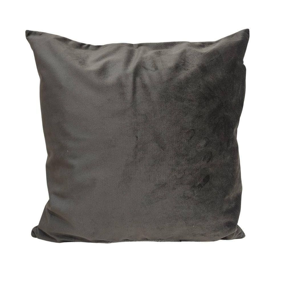 Capa Para Almofada Veludo Cristal 45cm X 45cm Marrom Cacau