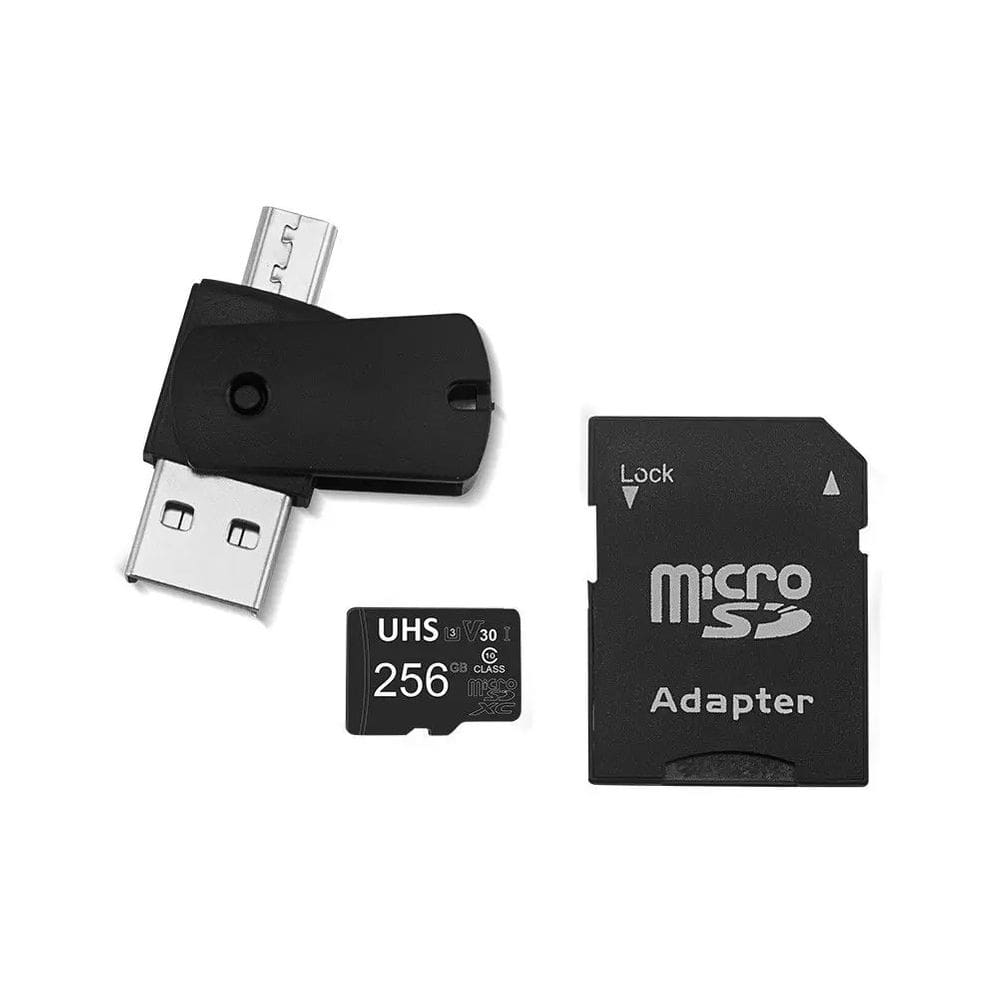 Cartão De Memória Ultra High Speed 4x1 256gb Classe 10 U3 Multi