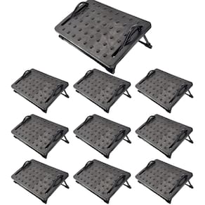 10x Apoio Ergonômico para os Pés Base Suporte DescansoRegulagem NR-17