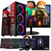 Computador Gamer Completo TOB Intel Core i5 SSD 240GB 16GB Teclado Mouse Mouse Pad e Headset Gamer Monitor 23” Windows 10 Pro Trial