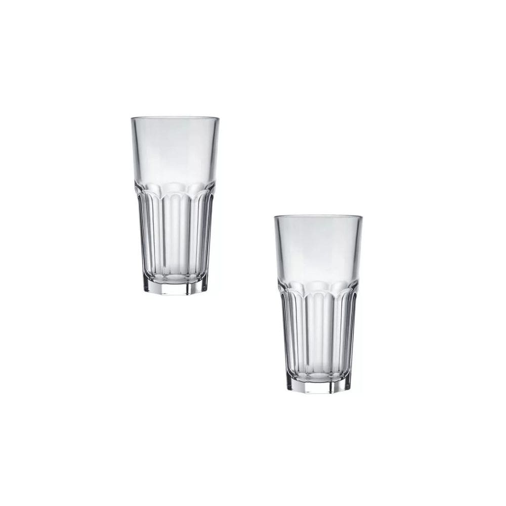 Jogo Caneca Cerveja Bristol Vidro Nadir 340ml - Kit 2 Peças