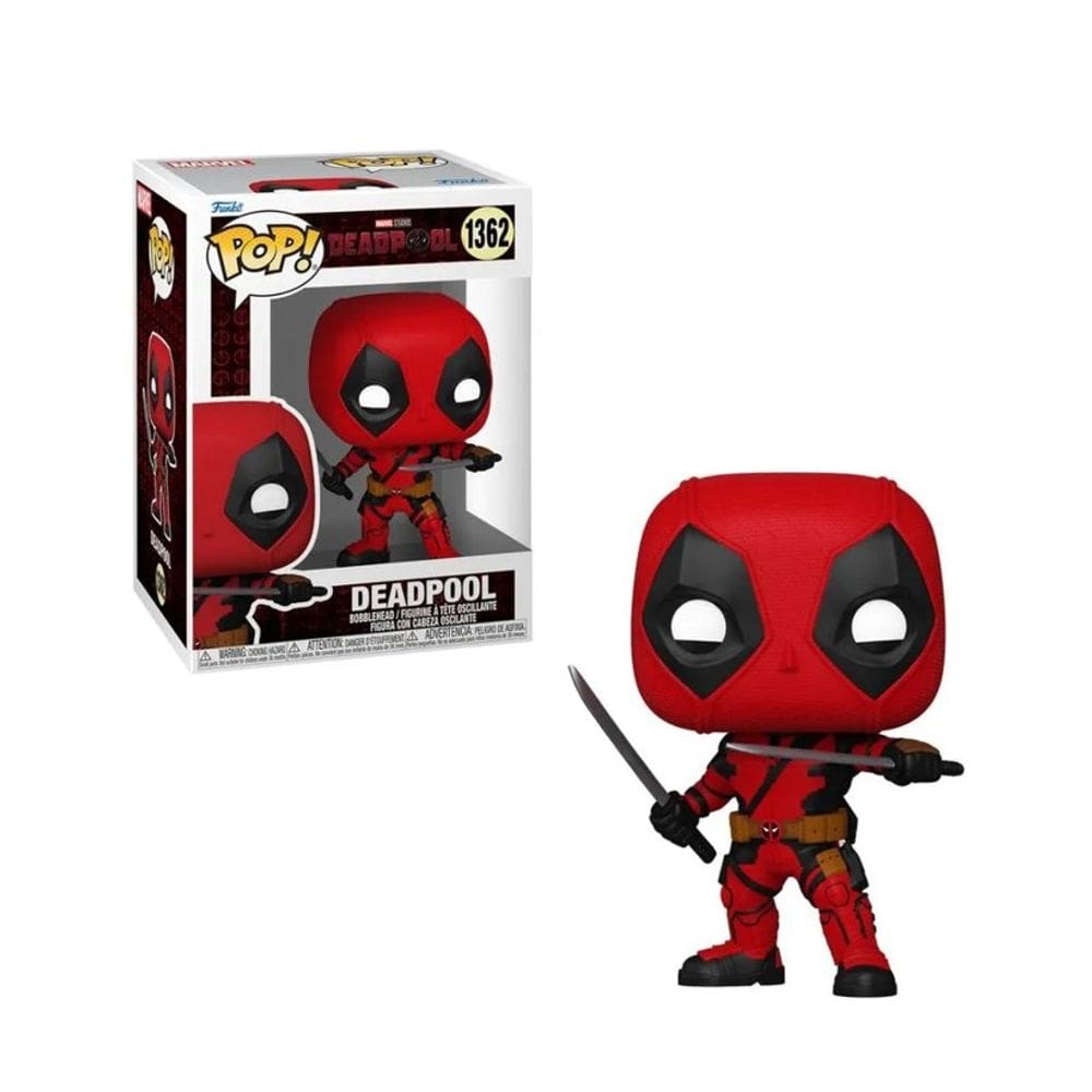 Boneco Funko Pop Marvel Deadpool E Wolverine - Deadpool