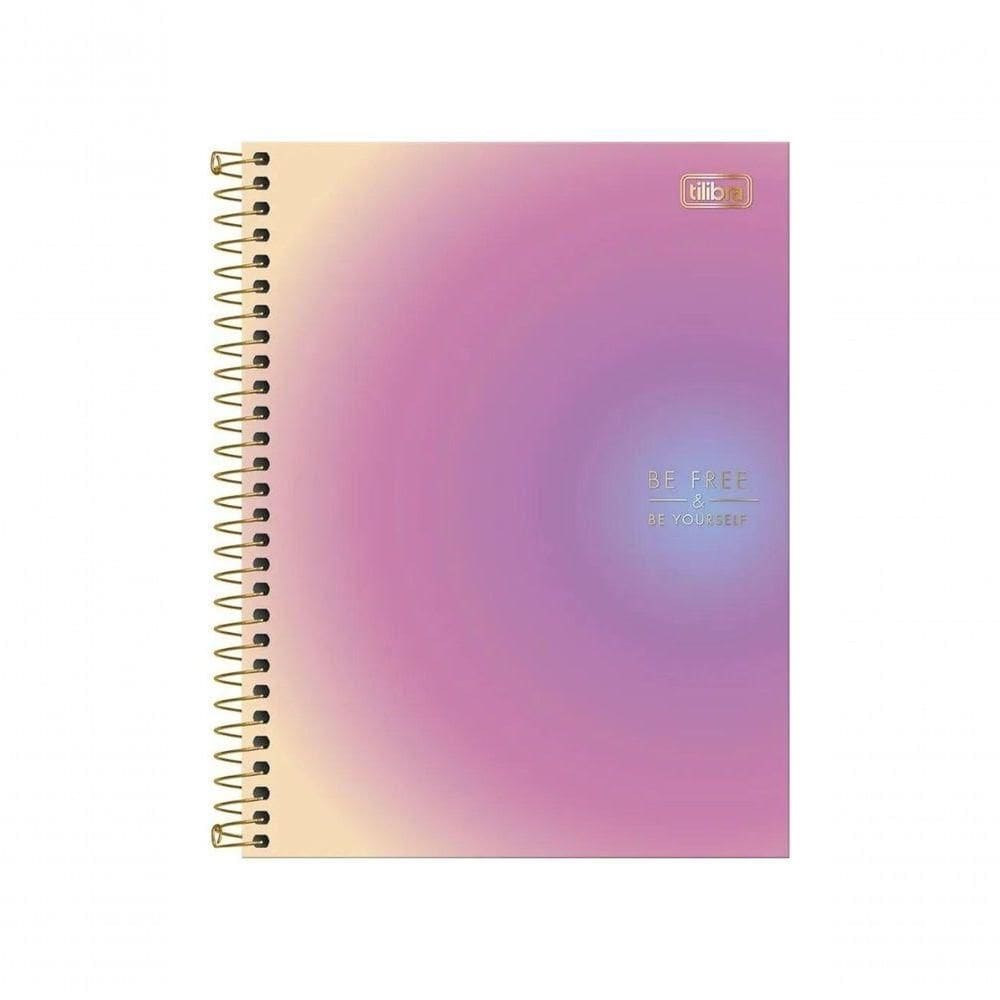 Caderno Espiral Capa Dura 1 Matéria Great Be Free