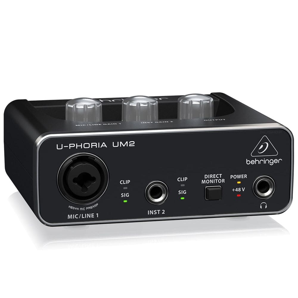 Interface de Áudio USB Behringer U-phoria UM2