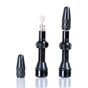 1 Par de Válvulas Troca Sistema de Pneus Alloy Tubeless 36mm Aluminio Bicicleta Tsw