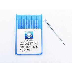 Agulha Elástico Curto com 10 UO113 11 SES QX - QXyun