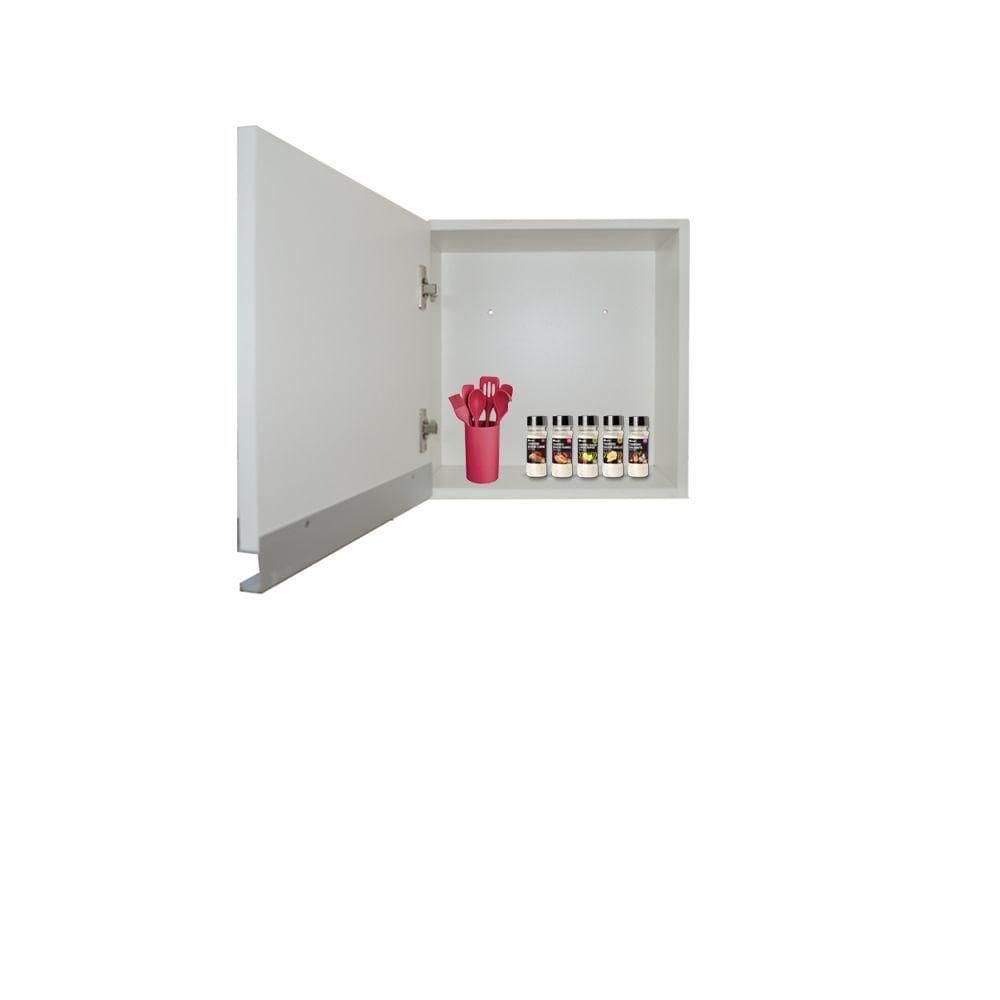 Armário Aéreo 1 Porta Branco Em Mdf