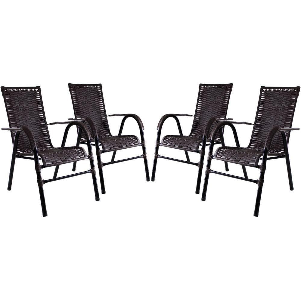 Conjunto Cadeiras Bela Edícula Tabaco