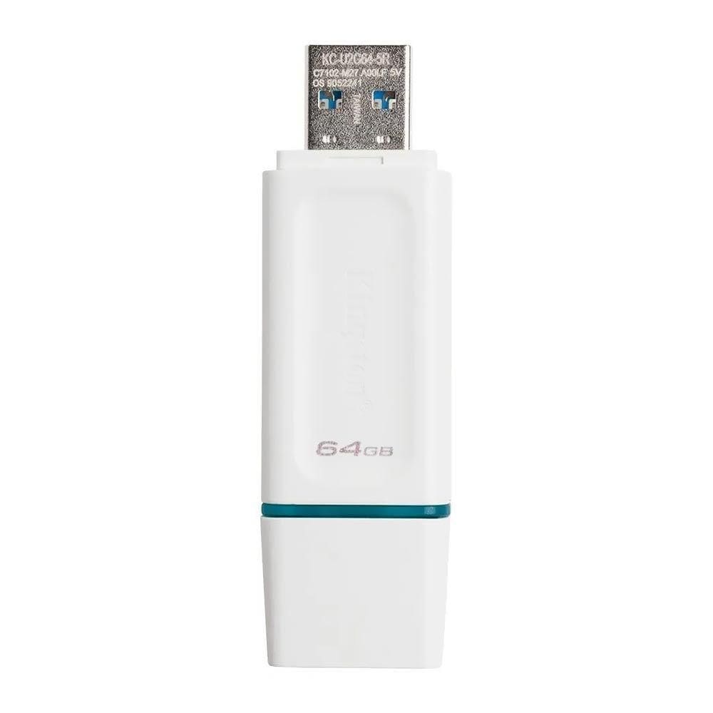 Pendrive Kingston Exodia 64gb Usb 3.2 - Branco (kc-u2g64-5r)