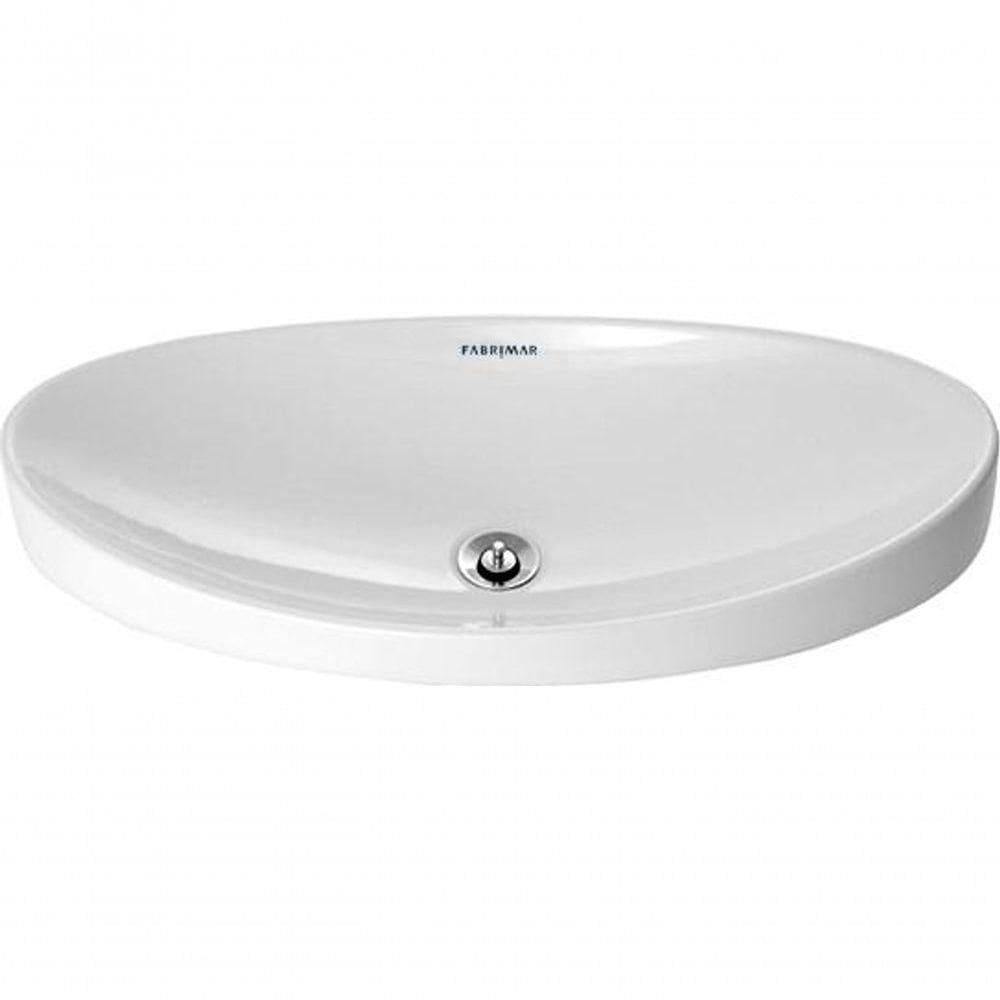 Cuba De Sobrepor-embutir Oval Paola 66x36 L006-b Fabrimar