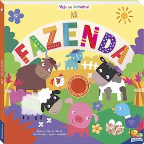 Livro Infantil Interativo Veja Se Adivinha ! Na Fazenda