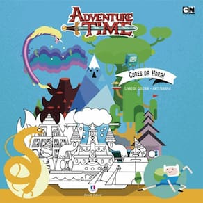 Livro Arteterapia - Adventure Time - Cores Da Hora