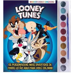 Aquarela Looney Tunes Livro para pintar