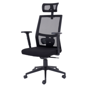Cadeira de Escritório Presidente Flex Mesh Waw Design Base Giratória Braço e Altura Ajustável