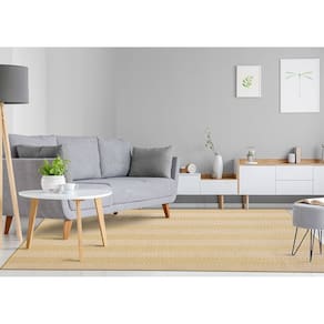 Tapete 200x250cm Cotton Texture Tapetes Amarelo
