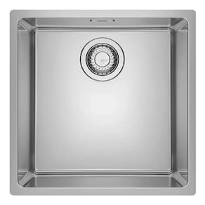 Cuba Pia Cozinha Inox de Embutir 40x40cm com Válvula Franke