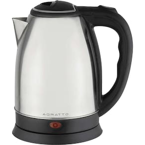 Chaleira Elétrica Agratto Ce02 Prata Em Aço Inox 220v