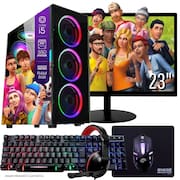 Computador Gamer Completo TOB Intel Core i5 SSD 240GB 8GB Teclado Mouse Mouse Pad e Headset Gamer Monitor 23” Windows 10 Pro Trial