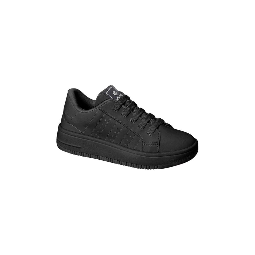 Tênis Infantil Masculino Ortopé Bliss Elástico Preto/Preto