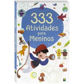 Livro Infantil 333 Atividades Para Meninos - Passatempos