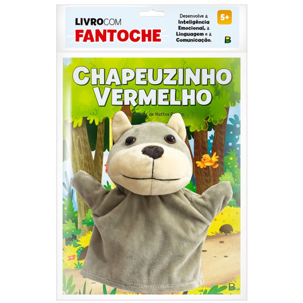 Livro Com Fantoche: Chapeuzinho Vermelho