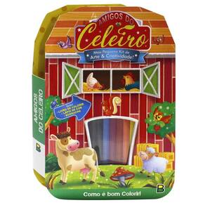 Livro Meu Pequeno Kit Arte E Criatividade Amigos Do Celeiro