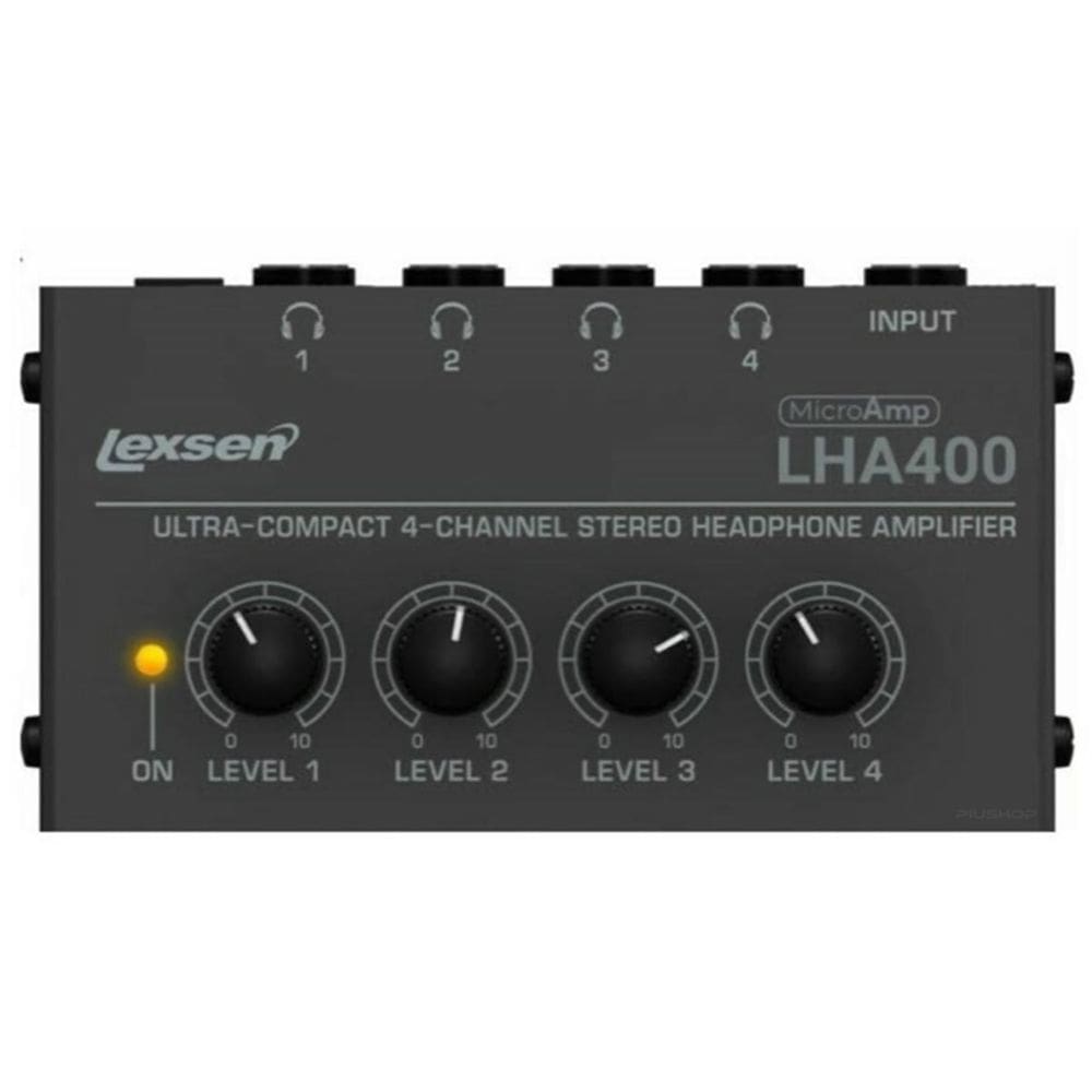 Amplificador de Fone 4 Canais Powerplay Lexsen LHA400