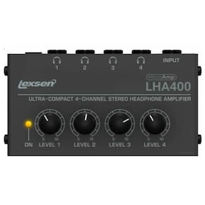 Amplificador de Fone 4 Canais Powerplay Lexsen LHA400