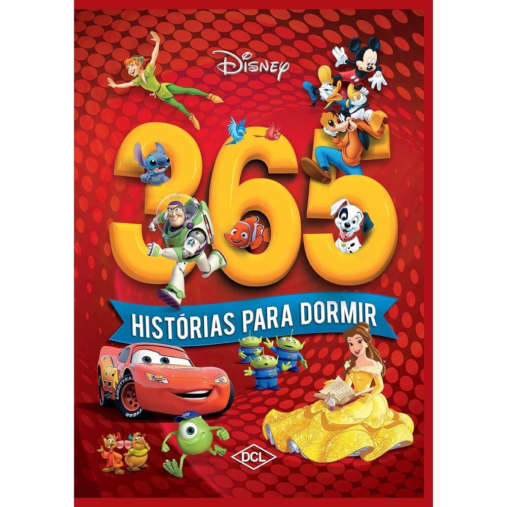 Livro Disney - 365 Hist P/ Dormir - Luxo - Contos Classicos