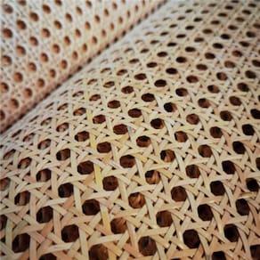 Palha Natural Rattan Real Da Indonésia Sextavada 80cm x 1 MT