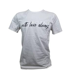 Camiseta Masculina Wolfgan Branca Estampada 100% Algodão Sustentável