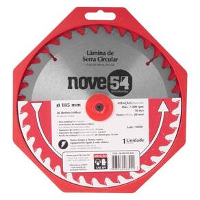 Serra Circular Widia 185mm 36 Dentes Nove54