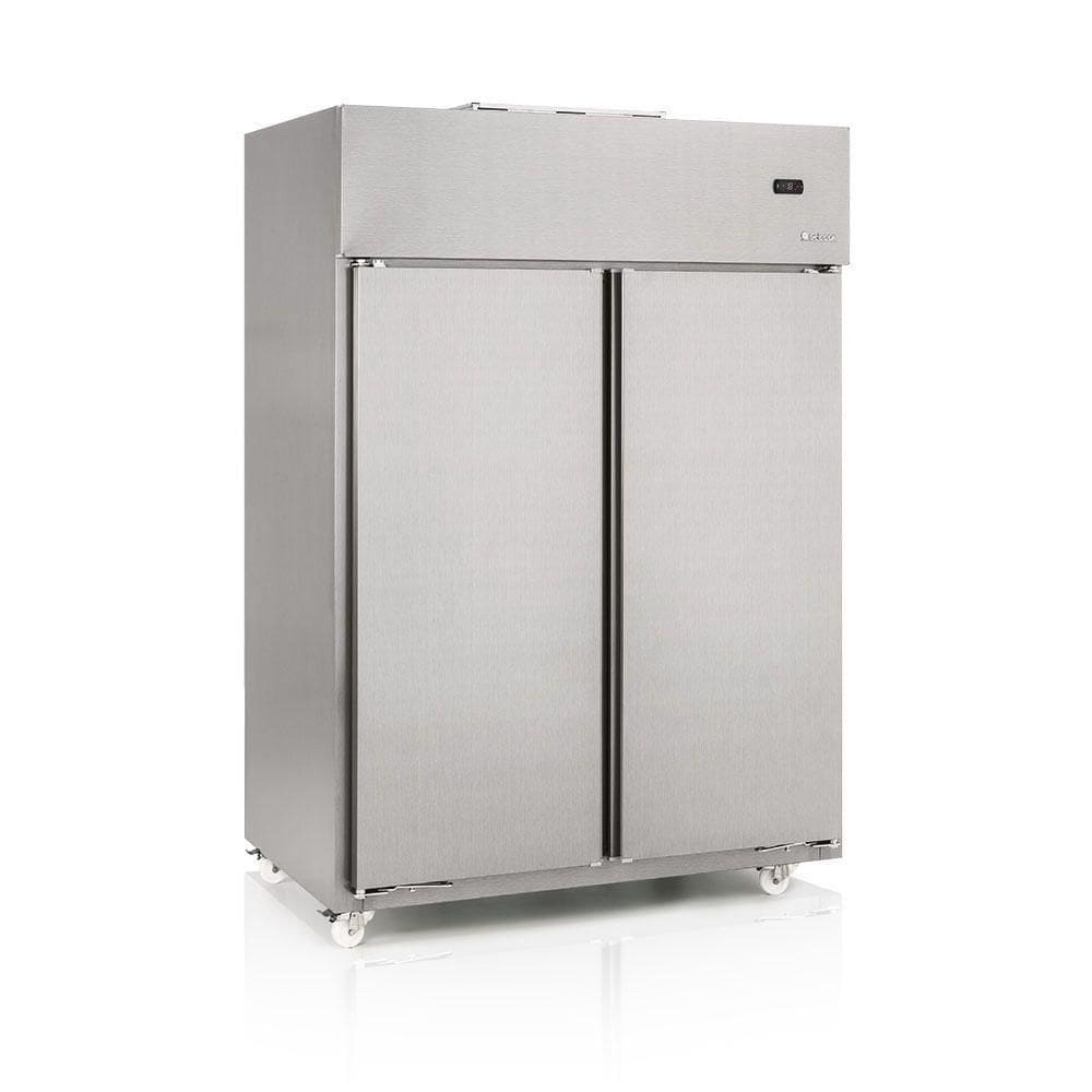 Freezer Inox Vertical Gccs2p Gelopar Conservador Inox 2 Portas Verticais 220v