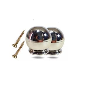 puxador de gaveta e moveis em geral oval cromado kit com 7