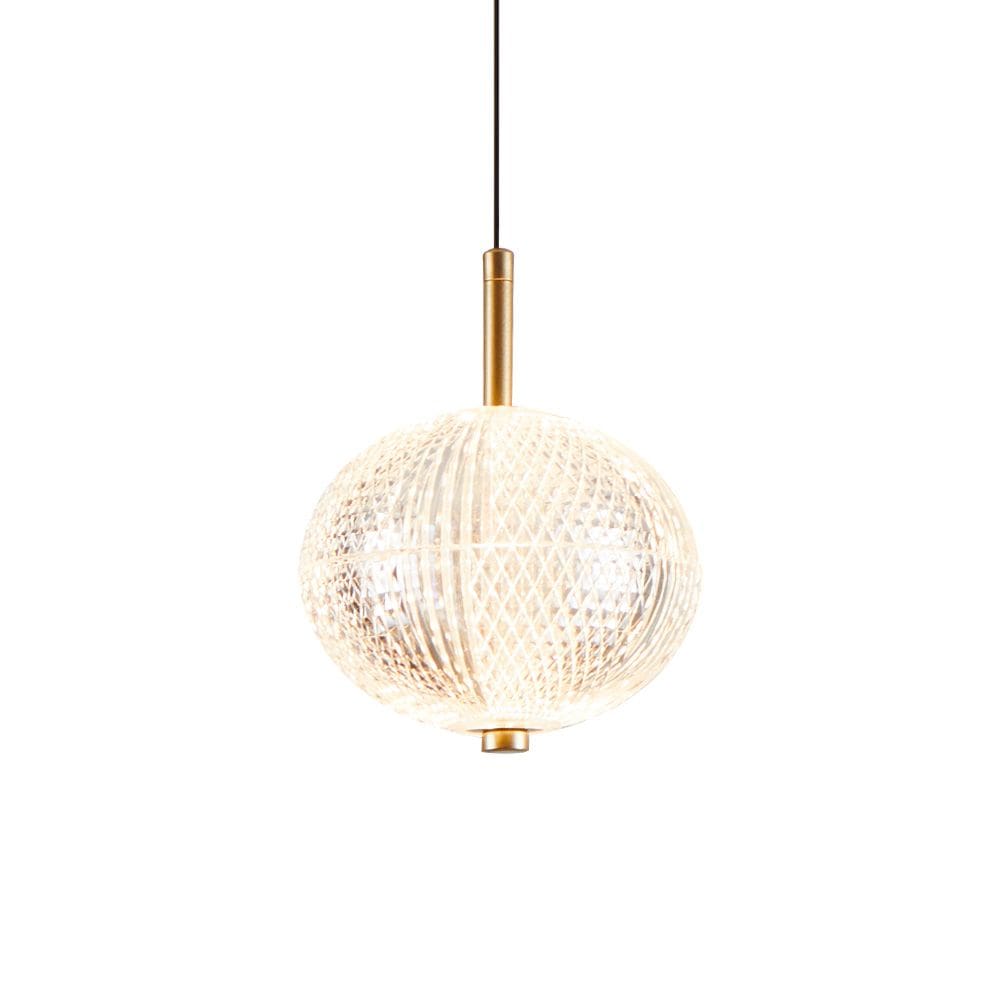 Lustre Pendente Nordecor Luse 2794 Ouro Champagne Led Bivolt