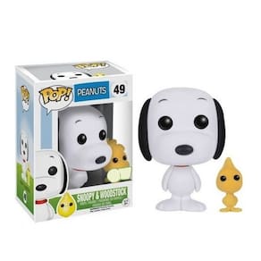 Funko Pop Peanuts Snoopy E Woodstock Flocked Exclusivo #49
