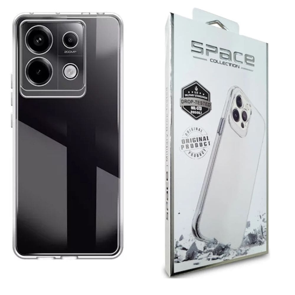 Capa Capinha Space Hybrid Clear Anti-Impacto P/ Reedmi Note 13 PRO 5G