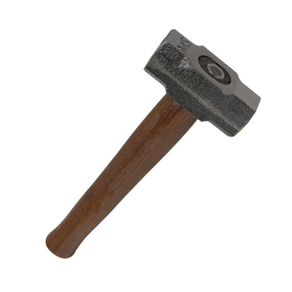 Marreta Premium Cabo De Madeira Envernizado Cunha Aço 2kg