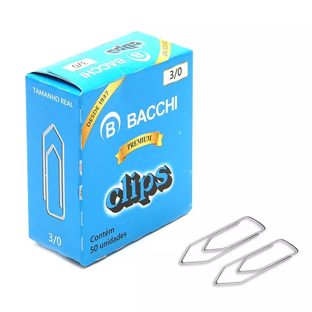 Clips Bacchi Galvanizado em Aço Tamanhos Diversos