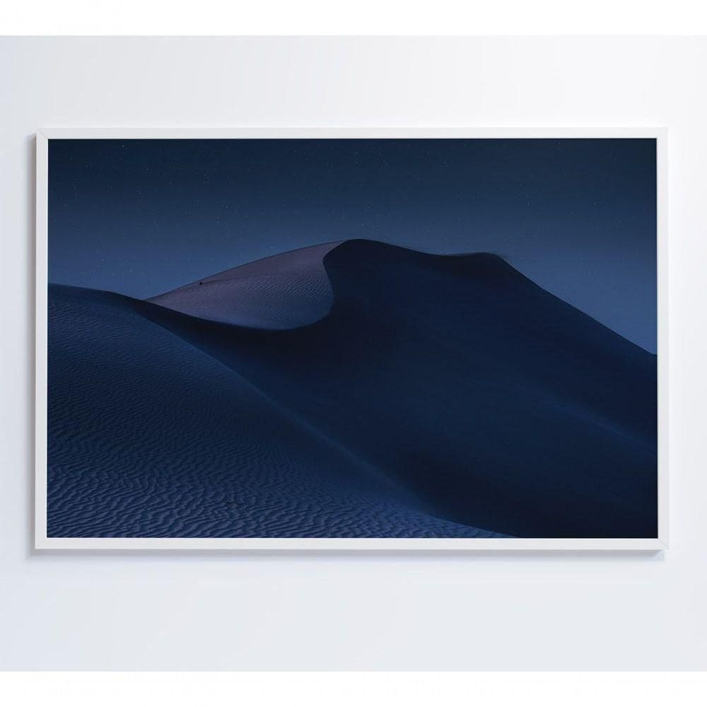 Quadro Noturno Dunas 90x60 Cm Adesivo Fotográfico