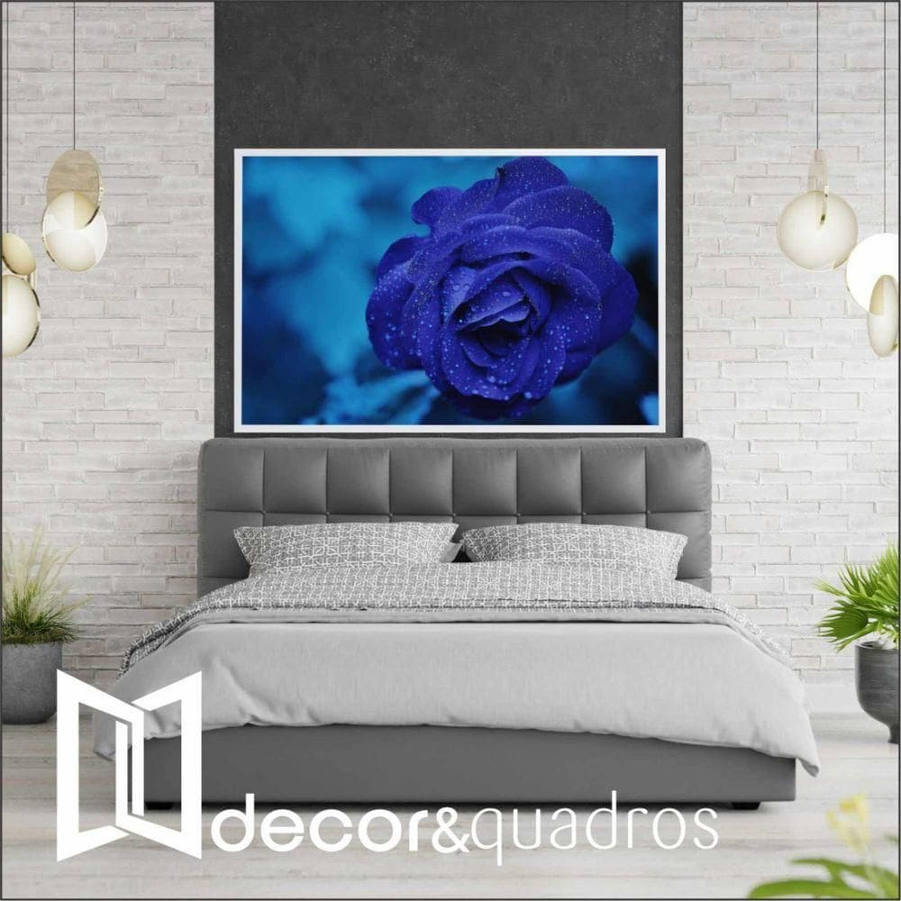 Quadro Rosa Lilas 120x80 Cm Tecido Canvas