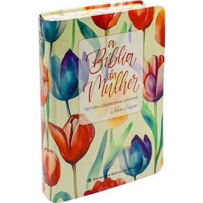 Bíblia da Mulher Nova Edição NAA Tulipa Laranja SBB