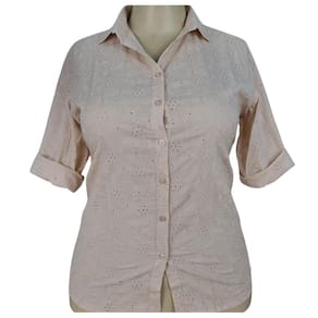 Camisa Camisete Manga 3/4 Laise Nude Doce Brisa Plus Size