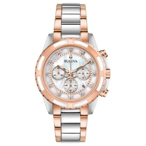 Relogio Feminino Bulova Chronograph Diamond 98p181