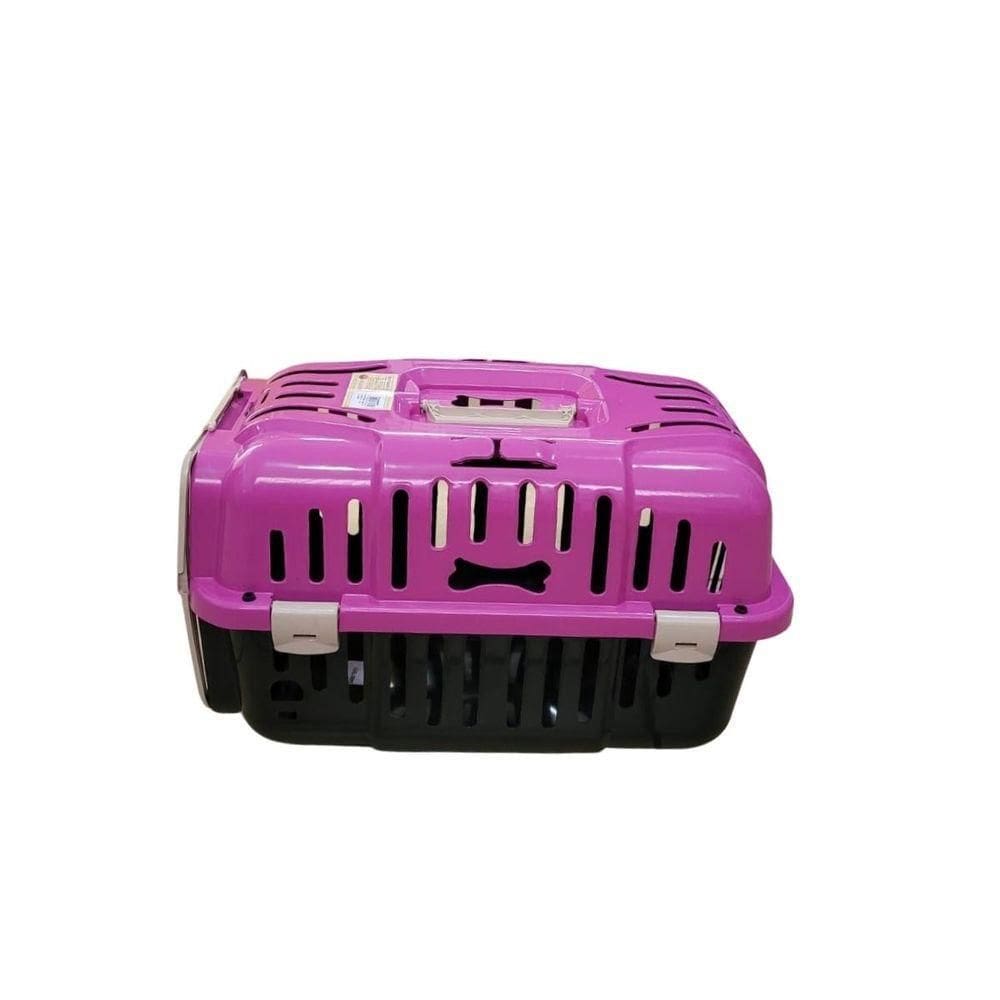 Caixa De Transporte Pet Joy Número 1 Rosa - Furacão Pet