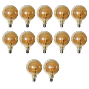 Lampada Led Kit 12 Unidades 30w Vintage 380lm Luz Retro Iluminaçao Casa Loja Lustre Pendente